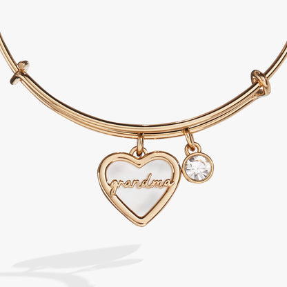 Alex and Ani Grandma Mother of Pearl Bangle