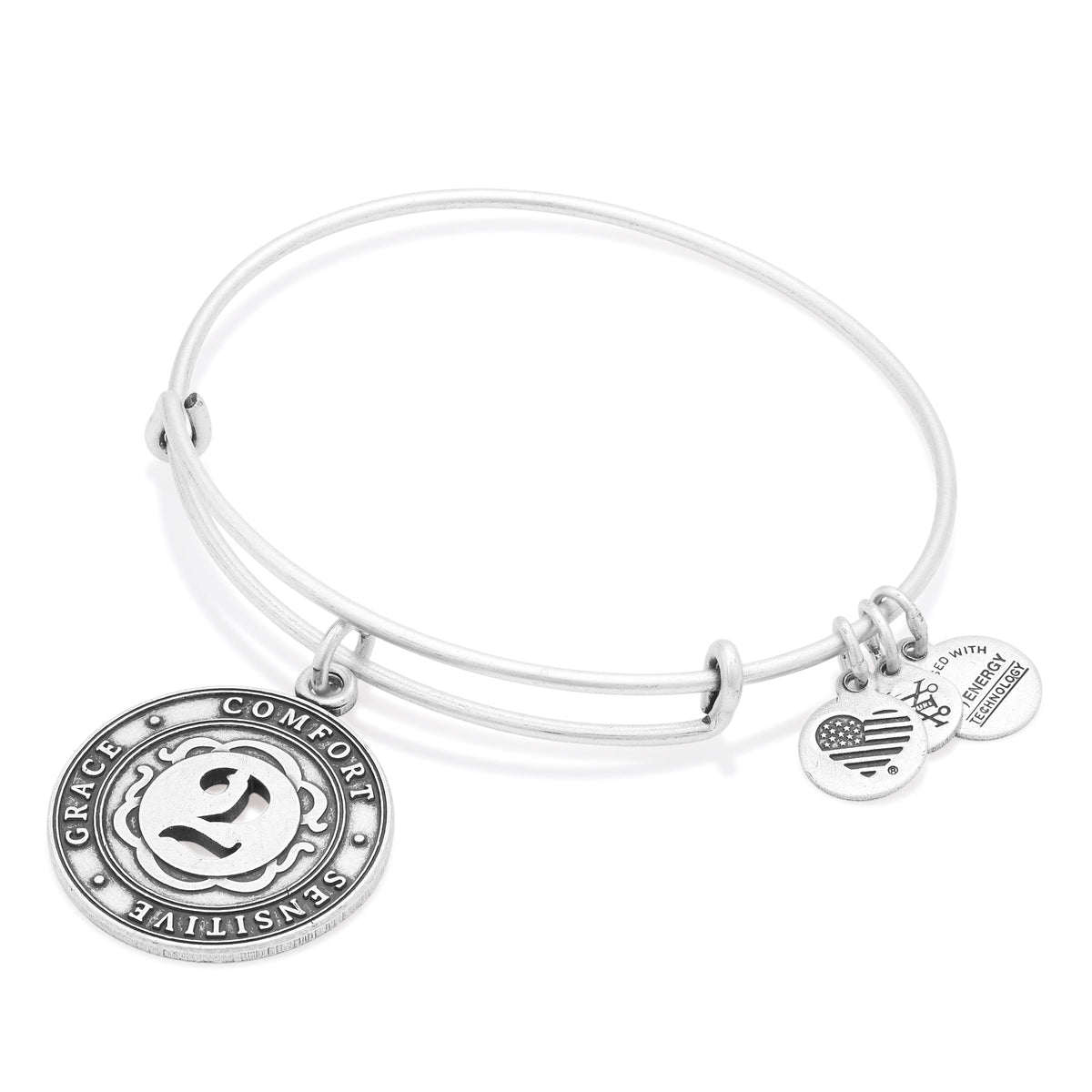 Alex and Ani Number 2 Charm Bangle Bracelet