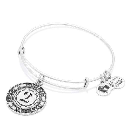 Alex and Ani Number 2 Charm Bangle Bracelet
