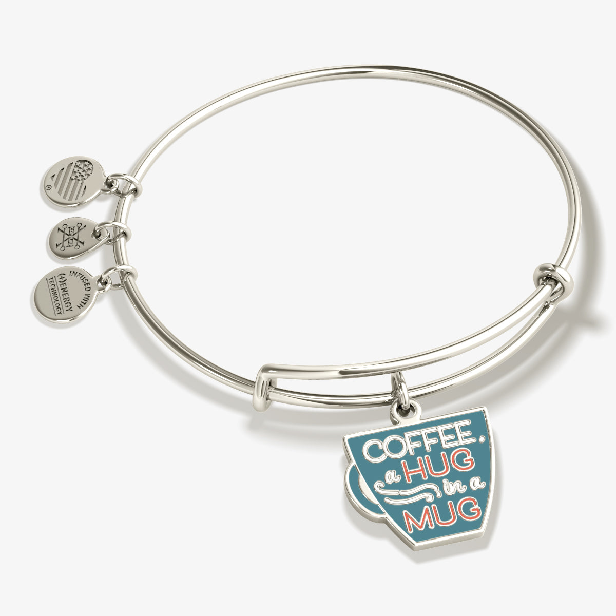 Alex and Ani Coffee, A Hug in a Mug' Charm Bangle Bracelet
