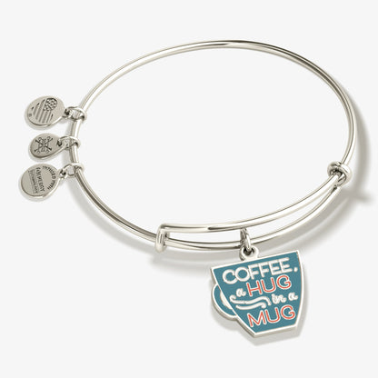 Alex and Ani Coffee, A Hug in a Mug' Charm Bangle Bracelet