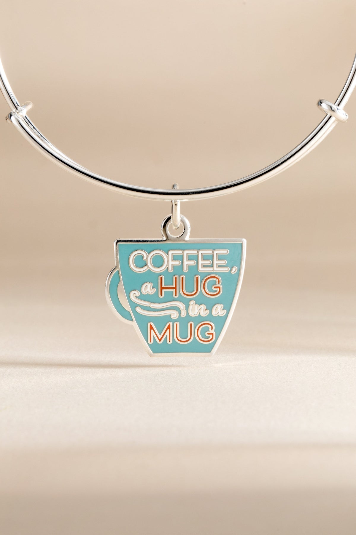 Alex and Ani Coffee, A Hug in a Mug' Charm Bangle Bracelet