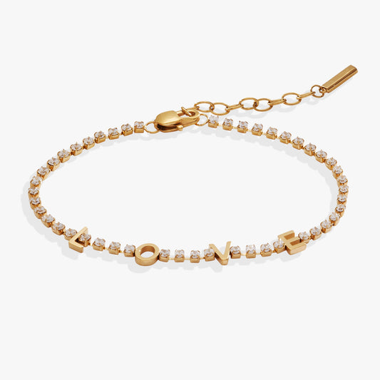 Alex and Ani “Love” Tennis Bracelet