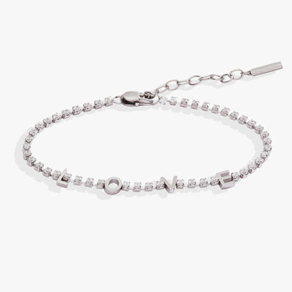 Alex and Ani “Love” Tennis Bracelet