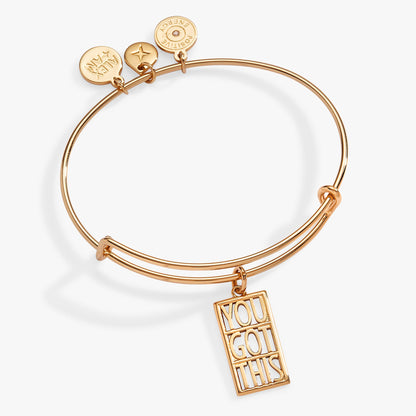 Alex and Ani You Got This Charm Bangle