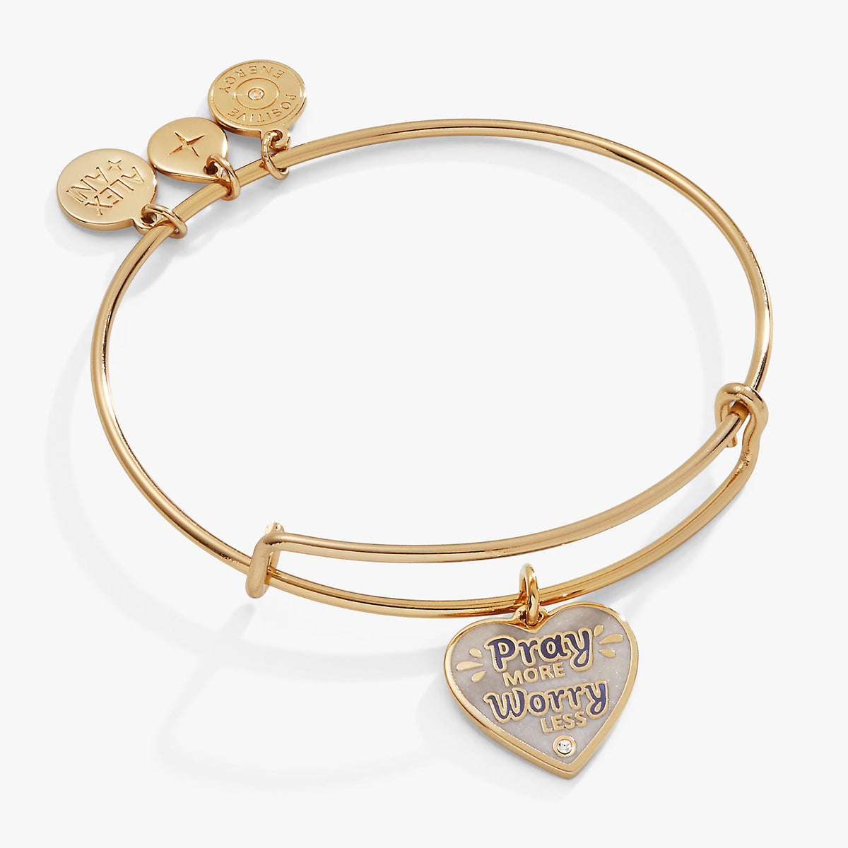 Alex and Ani Pray More Worry Less Bangle