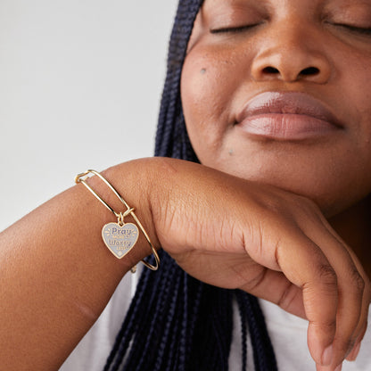 Alex and Ani Pray More Worry Less Bangle