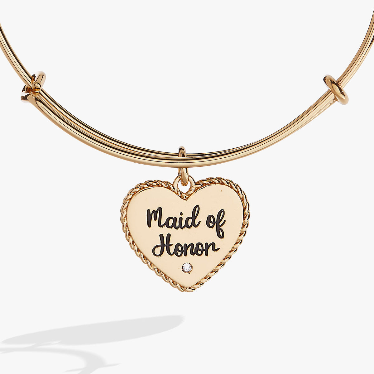 Alex and Ani Maid of Honor Heart Bangle – Bridal Party Gift Jewelry
