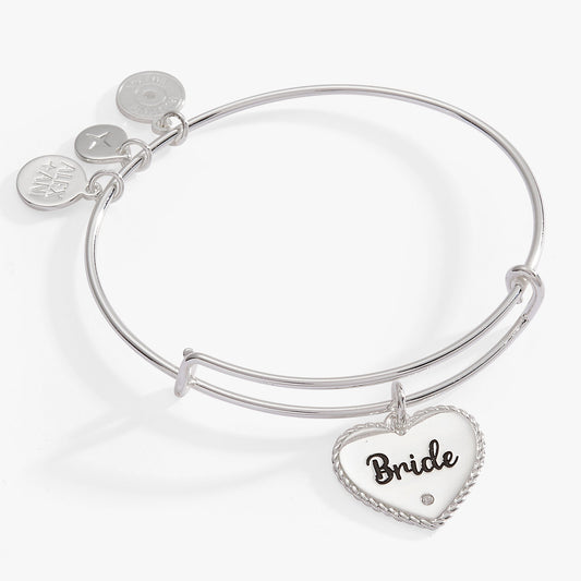 Alex and Ani Bride Heart Bangle Bracelet – Wedding Gift for the Bride