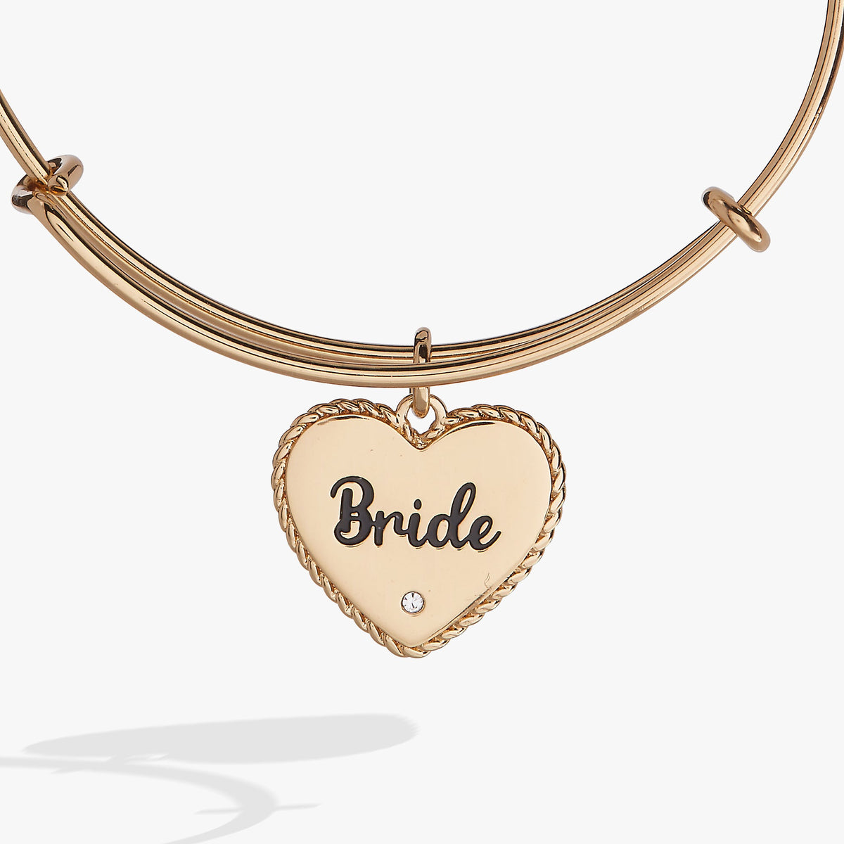 Alex and Ani Bride Heart Bangle Bracelet – Wedding Gift for the Bride