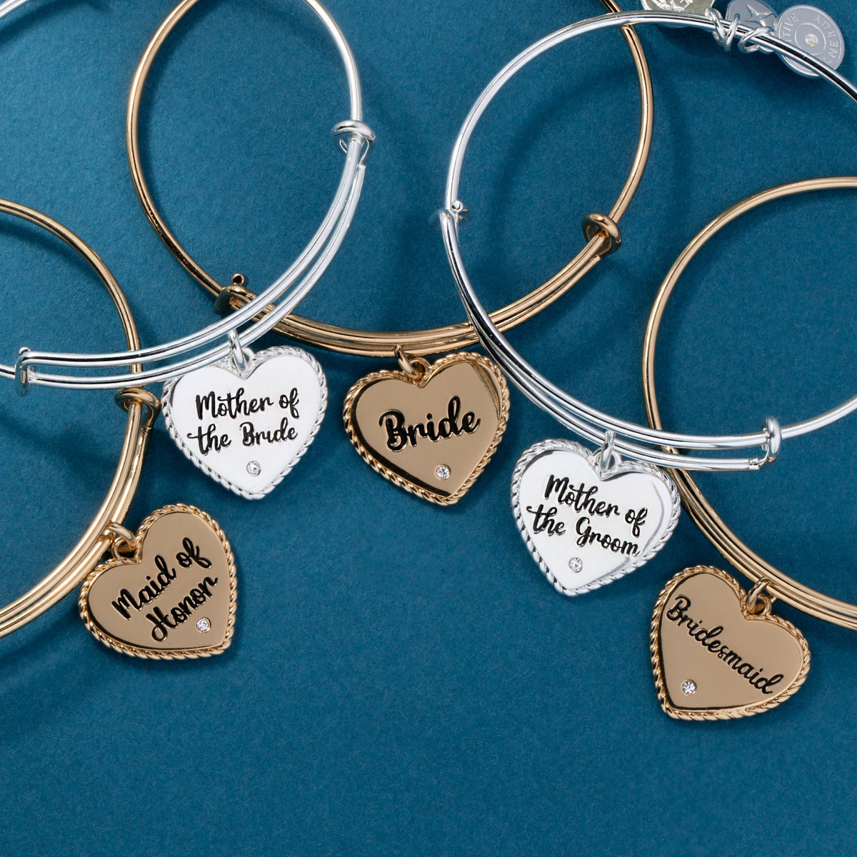 Alex and Ani Bridesmaid Heart Bangle