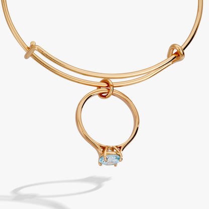 Alex and Ani Bride-to-Be Charm Bangle Bracelet – Engagement or Bridal Shower Gift