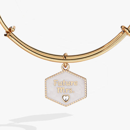 Alex and Ani “Future Mrs.” Bridal Charm Bangle – Engagement Gift Jewelry