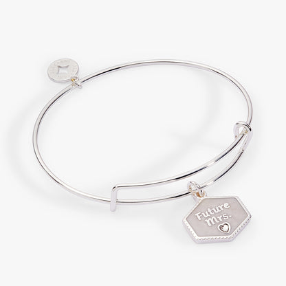 Alex and Ani “Future Mrs.” Bridal Charm Bangle – Engagement Gift Jewelry