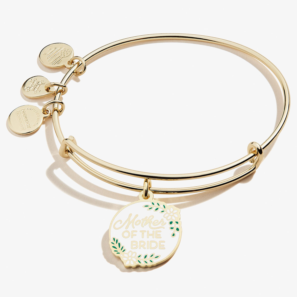 Alex and Ani Mother of the Bride Wedding Charm Bangle – Meaningful Wedding Jewelry Gift