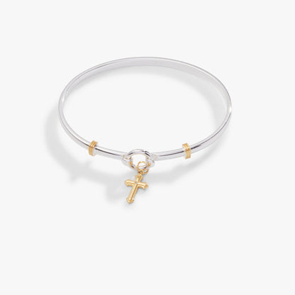 Alex and Ani Cross Clip Bangle