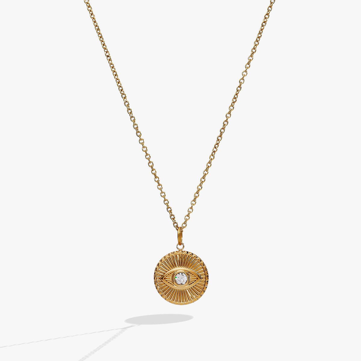 Alex and Ani Evil Eye Engravable Pendant