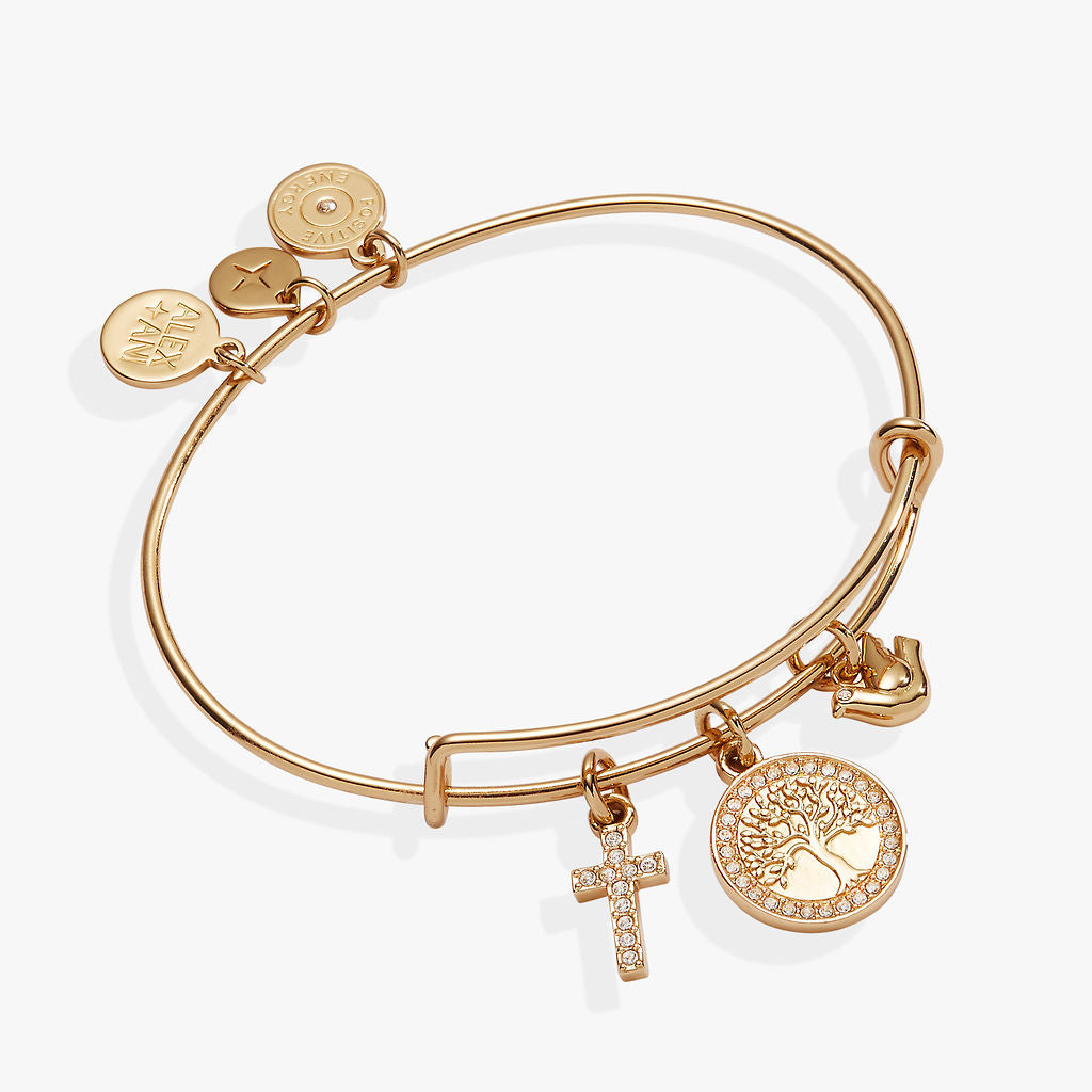 Alex and Ani Faith and Family Tree of Life Charm Bangle
