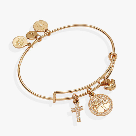 Alex and Ani Faith and Family Tree of Life Charm Bangle