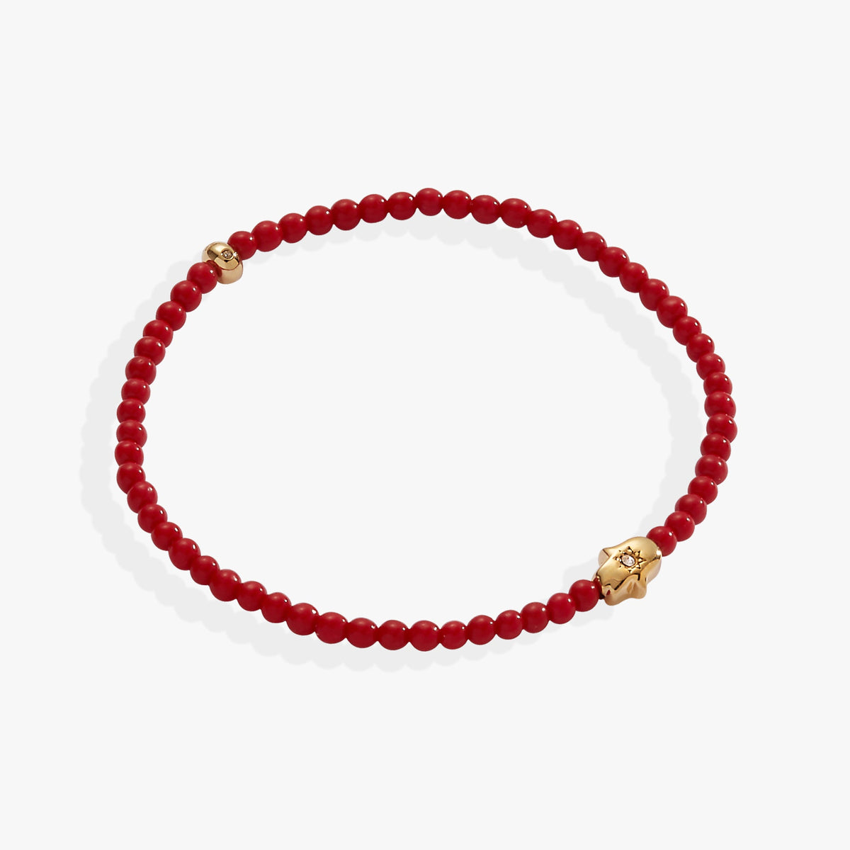 Alex and Ani Coral Hamsa Mini Stretch Bracelet