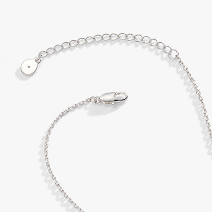 Alex and Ani Crystal Heart Slider Necklace