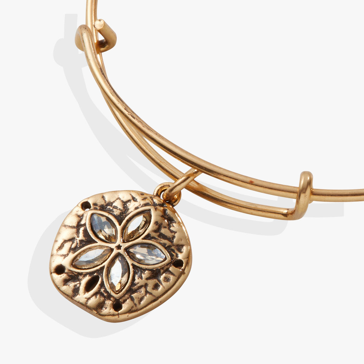 Alex and Ani Sand Dollar Charm Bangle