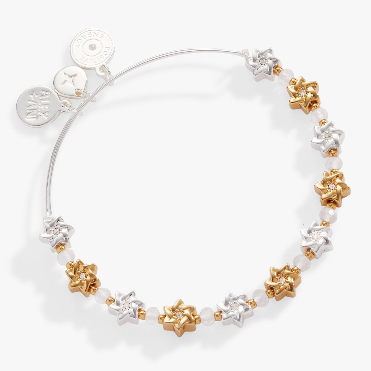 Alex and Ani Holiday Star of David Beaded Bangle