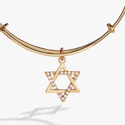 Alex and Ani Holiday Star of David Bangle