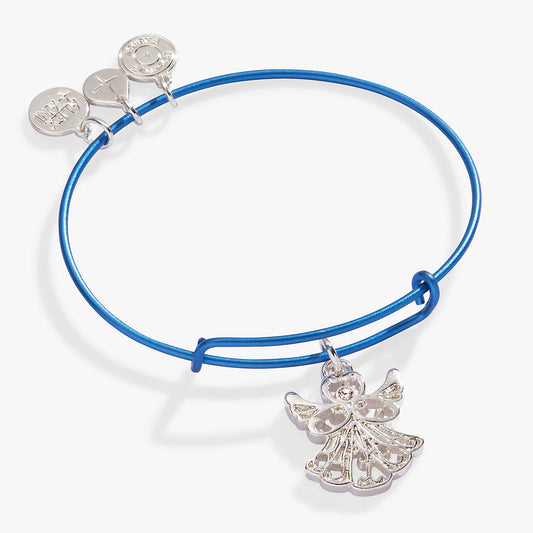 Alex and Ani Colorful Holiday Angel Charm Bangle