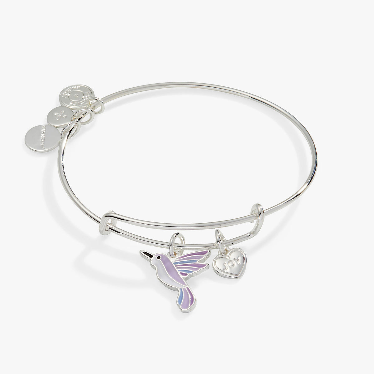 Alex and Ani Joy' Hummingbird Duo Charm Bangle Bracelet