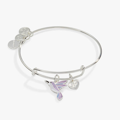 Alex and Ani Joy' Hummingbird Duo Charm Bangle Bracelet
