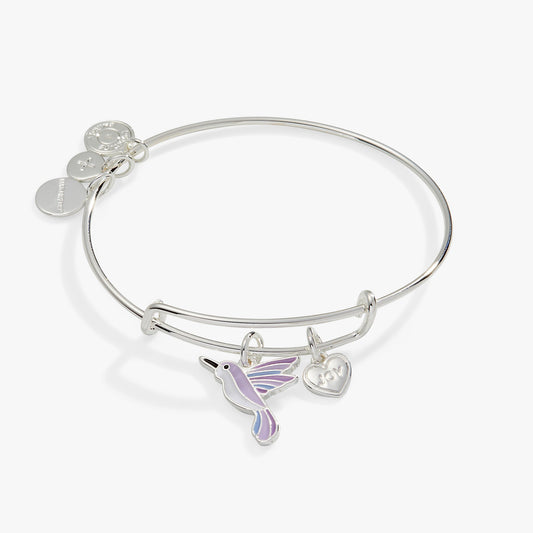 Alex and Ani Joy' Hummingbird Duo Charm Bangle Bracelet