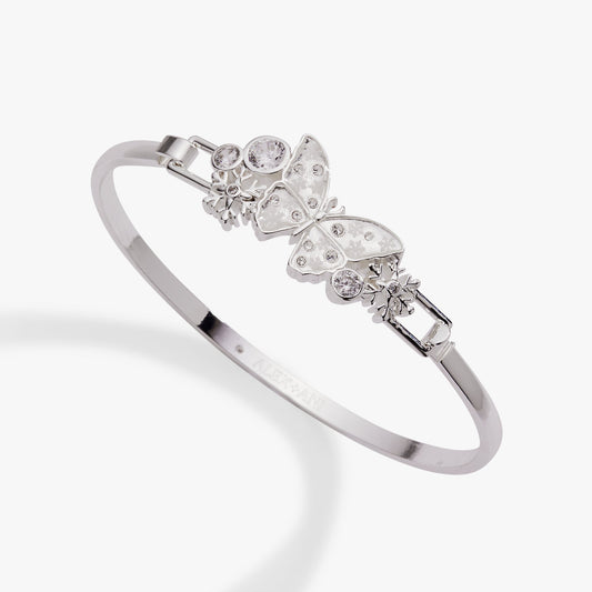 Alex and Ani Glass Butterfly Tension Bangle