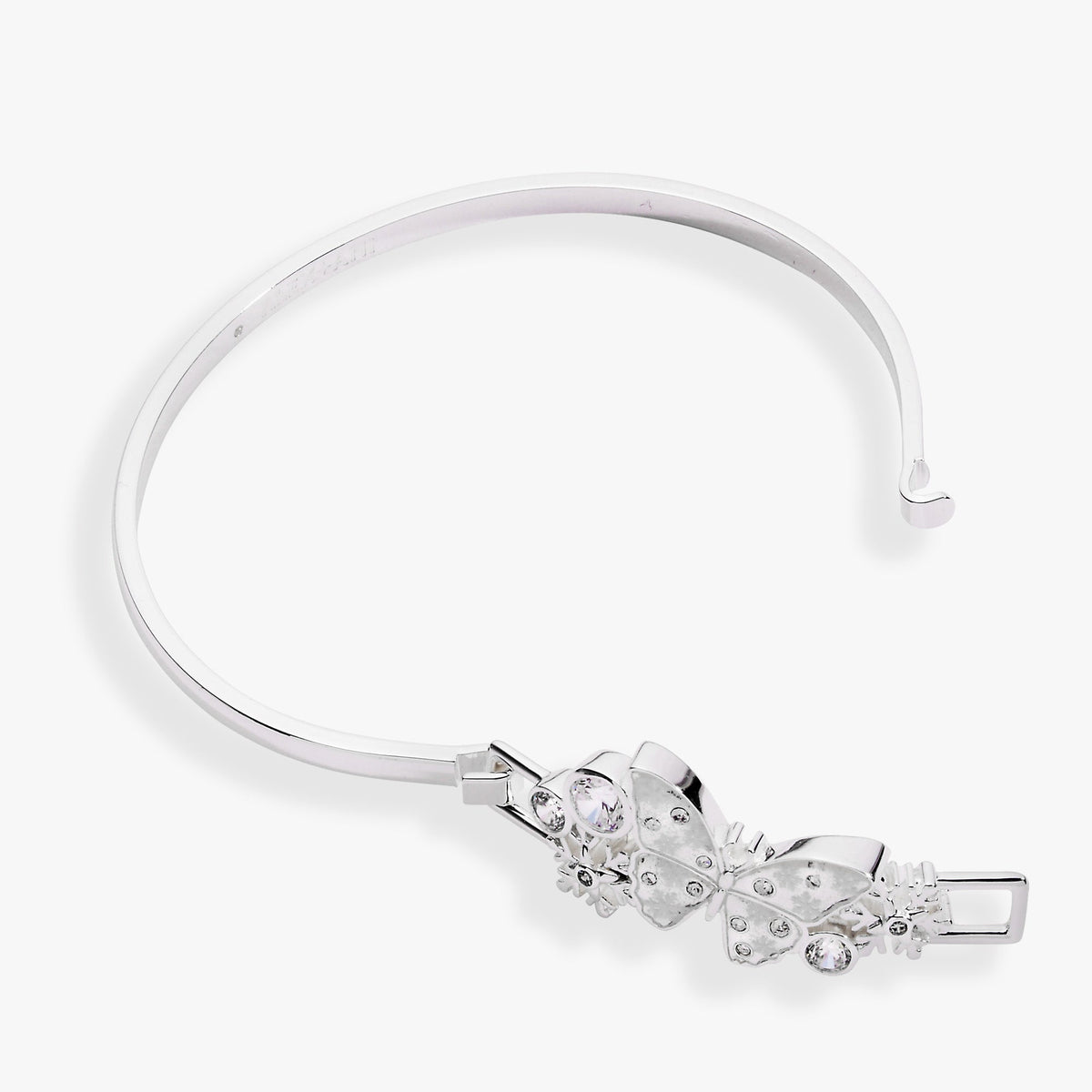 Alex and Ani Glass Butterfly Tension Bangle