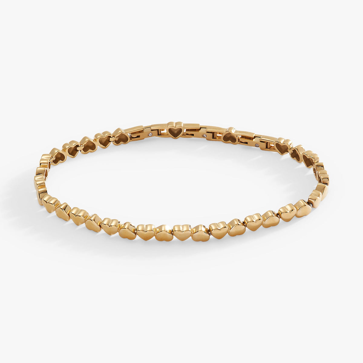 Alex and Ani Heart Charm Tennis Bracelet