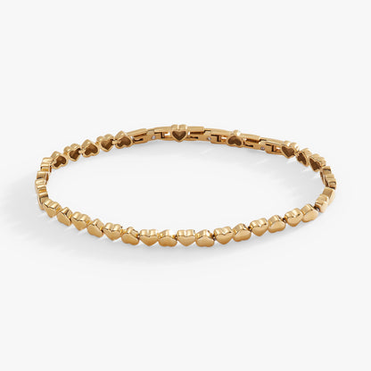 Alex and Ani Heart Charm Tennis Bracelet