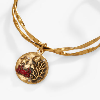 Alex and Ani Sea Scene Twisted Cuff