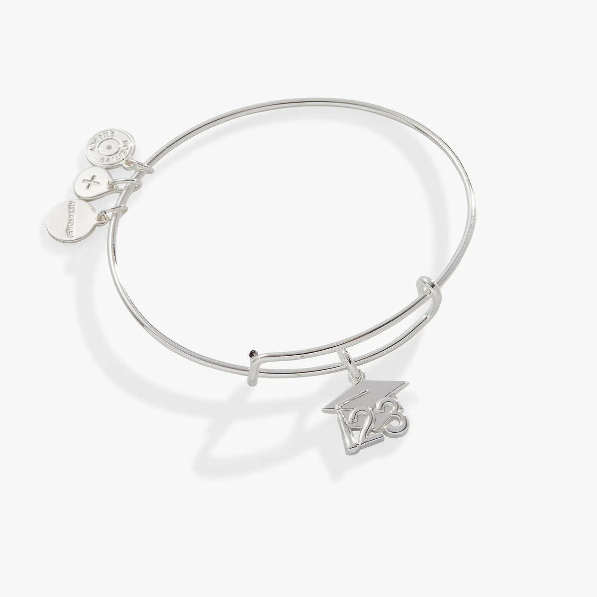 Alex and Ani 2023 Graduation Cap Charm Bangle Bracelet