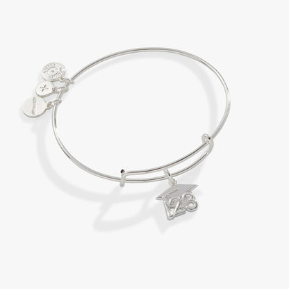 Alex and Ani 2023 Graduation Cap Charm Bangle Bracelet