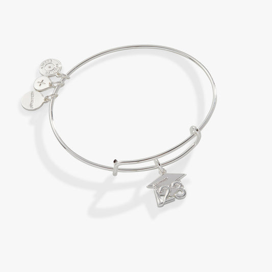 Alex and Ani 2023 Graduation Cap Charm Bangle Bracelet