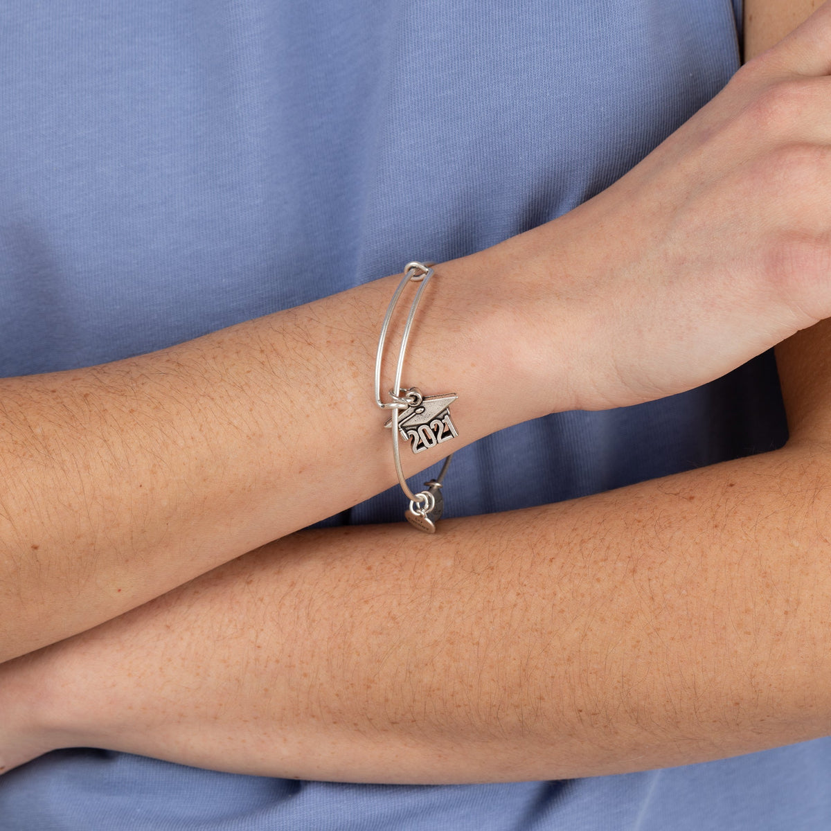 Alex and Ani 2021 Graduation Cap Charm Bangle - Alex and Ani