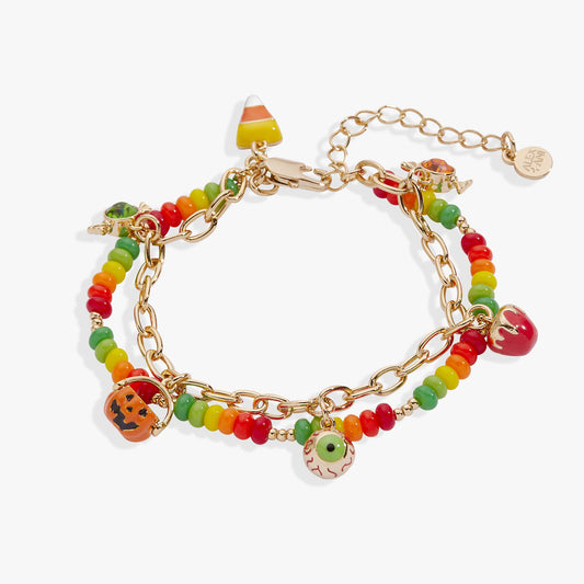 Alex and Ani SOM - Trick or Treat Charm bracelet