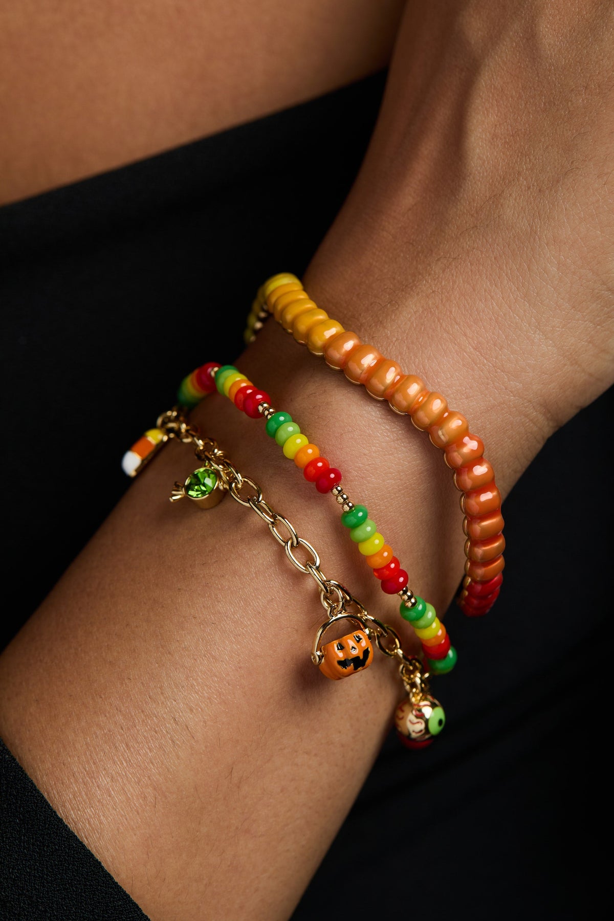Alex and Ani SOM - Trick or Treat Charm bracelet