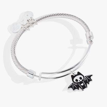 Alex and Ani Bat Skeleton Bangle Bracelet