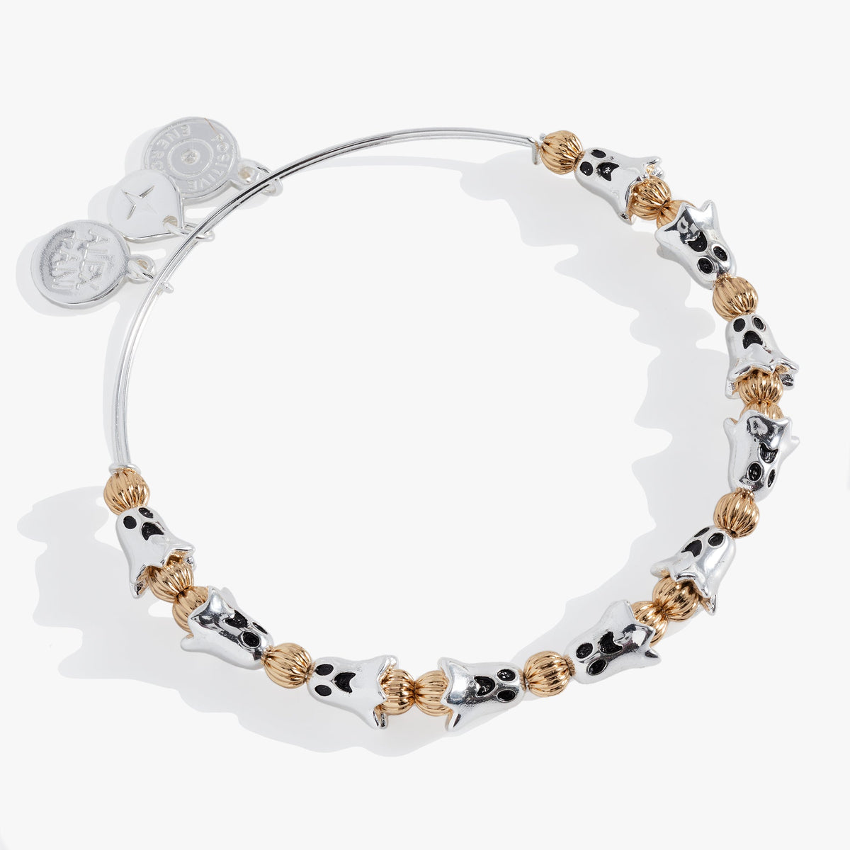 Alex and Ani Ghost Beaded Bangle