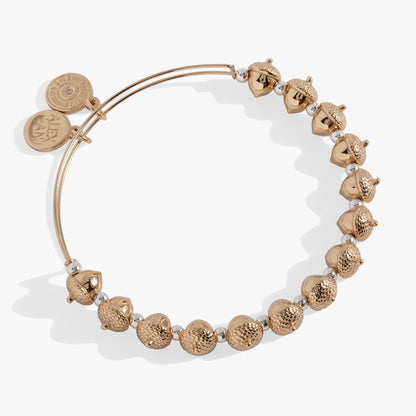 Alex and Ani Acorn Beaded Bangle