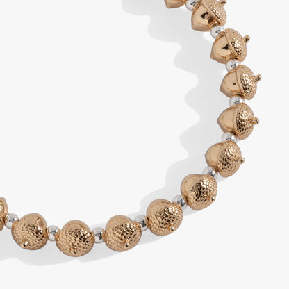 Alex and Ani Acorn Beaded Bangle