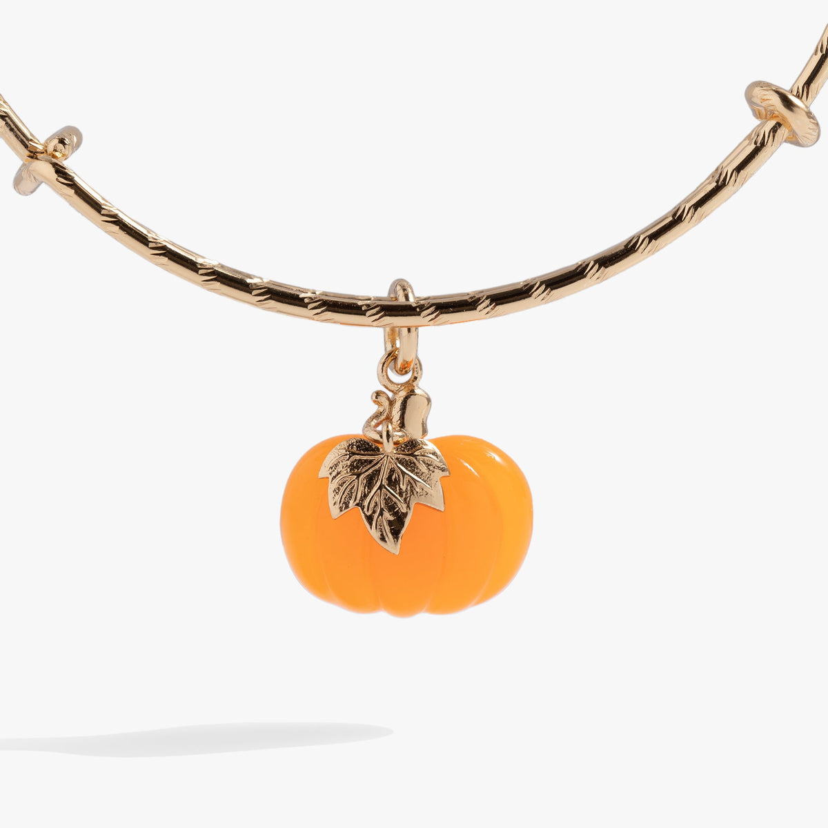 Alex and Ani Pumpkin Textured Bangle