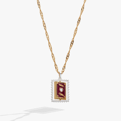Alex and Ani Tarot Card Reversable Spinner Pendant Necklace