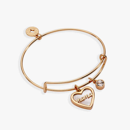 Alex and Ani BILY Mama MOP Heart EWB Duo